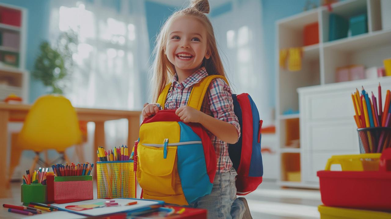 Preparer le cartable de votre fille pour une rentree en maternelle reussie